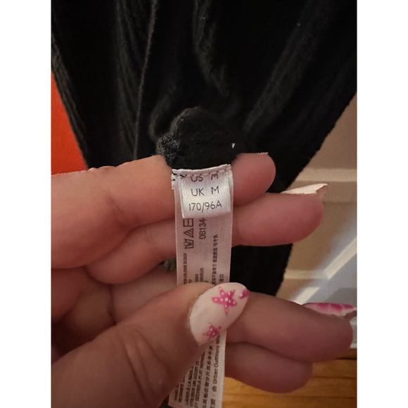 Free People Riding Waves Midi Sweater, Black Medium - Picture 13 of 13